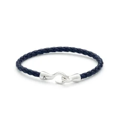 Alexander Lynggaard – Bolo Leather Singel armbånd – 4 mm – Blå