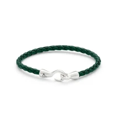 Alexander Lynggaard – Bolo Leather Singel armbånd – 4 mm – Grønn