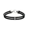 Alexander Lynggaard – Bolo Leather with Hook Clasp – Sort