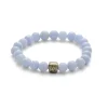 Alexander Lynggaard – ColorUp bracelet blue lace agate – 8 mm