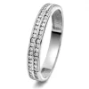 Arne Nordlie – Ring i hvitt gull med zirconia