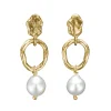 By Birdie – Ørepynt – Ellen Golden Pearl