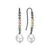 ByBirdie – Ørepynt Babylon Pearl 9mm – sydhavsperle og diamant