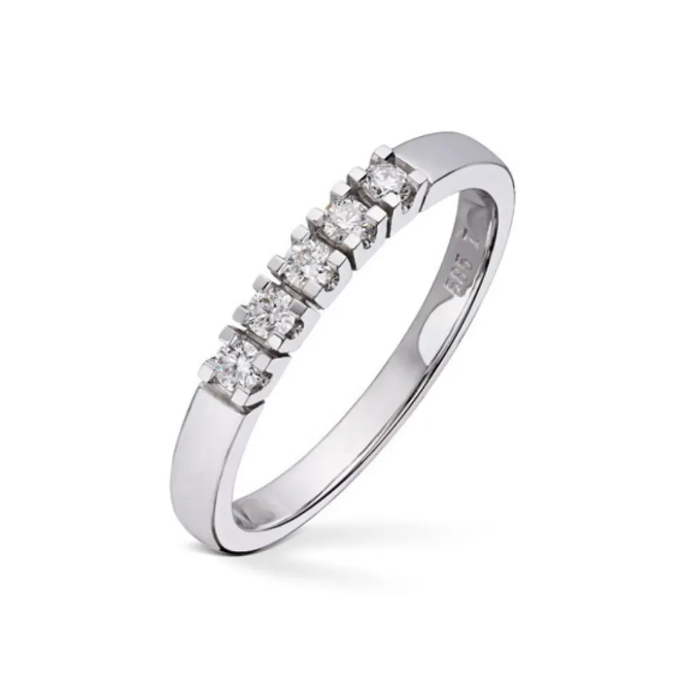 Diamonds by Frisenberg – Alliansering 5 x 0,05 ct TW/SI