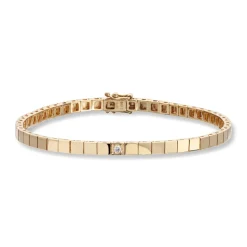 Diamonds by Frisenberg – Allianse armlenke i gult gull med diamant – 0,03 ct