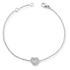Diamonds by Frisenberg – Armlenke i hvitt gull med15 diamanter, totalt 0,11 ct TW/SI