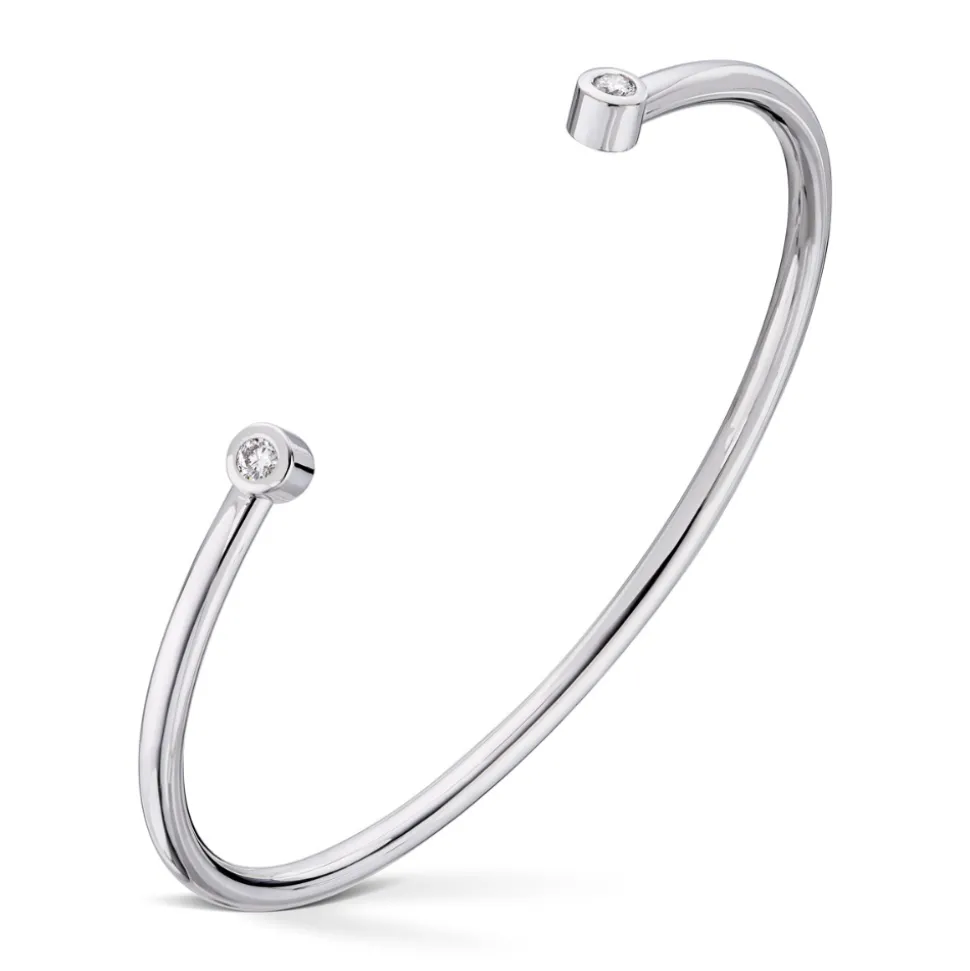 Diamonds by Frisenberg – Armring i hvitt gull med diamanter – 0,20 ct