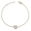 Diamonds by Frisenberg – Armlenke i gult gull med14 diamanter, totalt 0,10 ct TW/SI