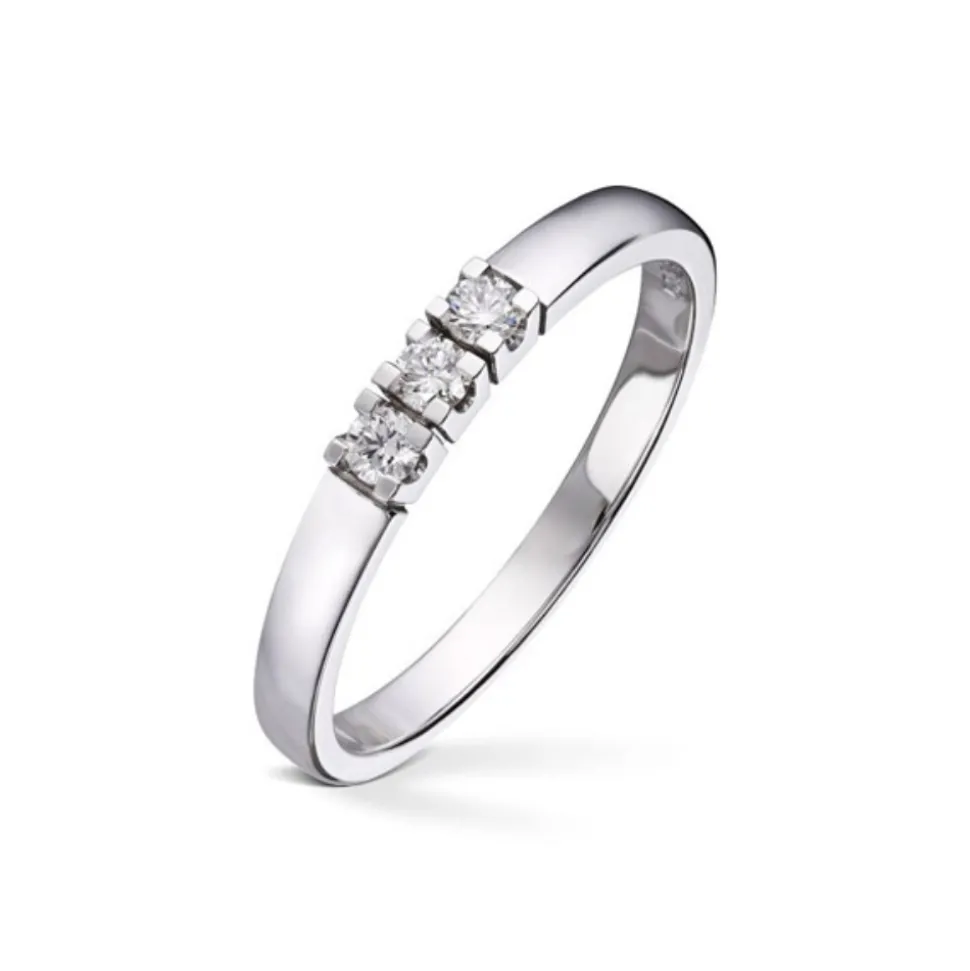 Diamonds by Frisenberg – Alliansering 3 x 0,05 ct TW/SI