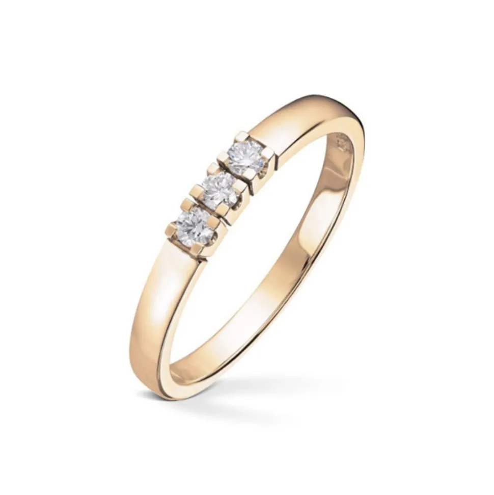 Diamonds by Frisenberg – Alliansering 3 x 0,05 ct TW/SI