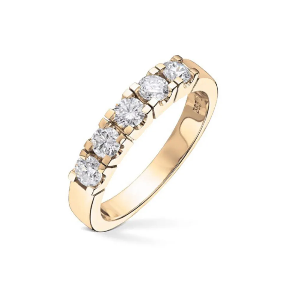 Diamonds by Frisenberg – Alliansering 5 x 0,15 ct TW/SI