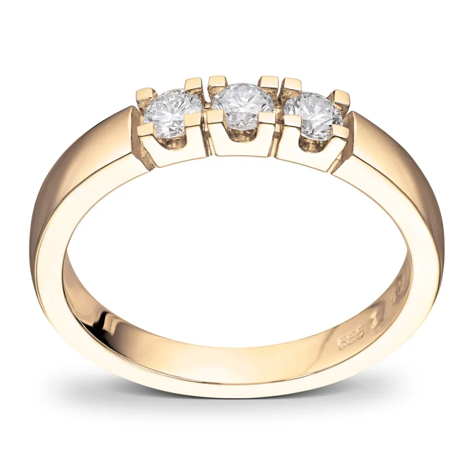 Diamonds by Frisenberg – Alliansering 3 x 0,10 ct TW/SI