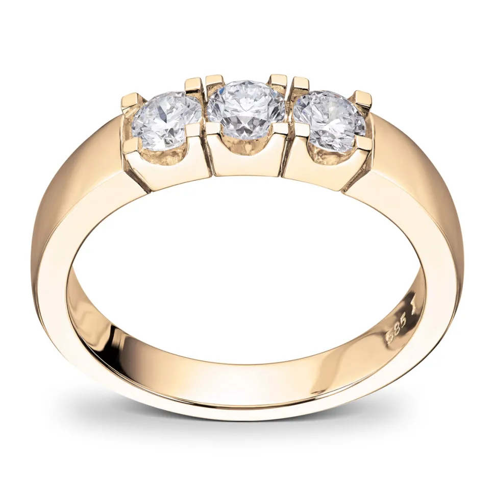 Diamonds by Frisenberg – Alliansering 3 x 0,25 ct TW/SI