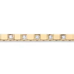 Diamonds by Frisenberg – Allianse armlenke i gult gull med diamanter – Totalt 0,25 ct