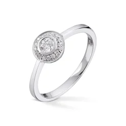 Diamonds by Frisenberg – Diamantring i hvitt gull – Totalt 0,27 ct
