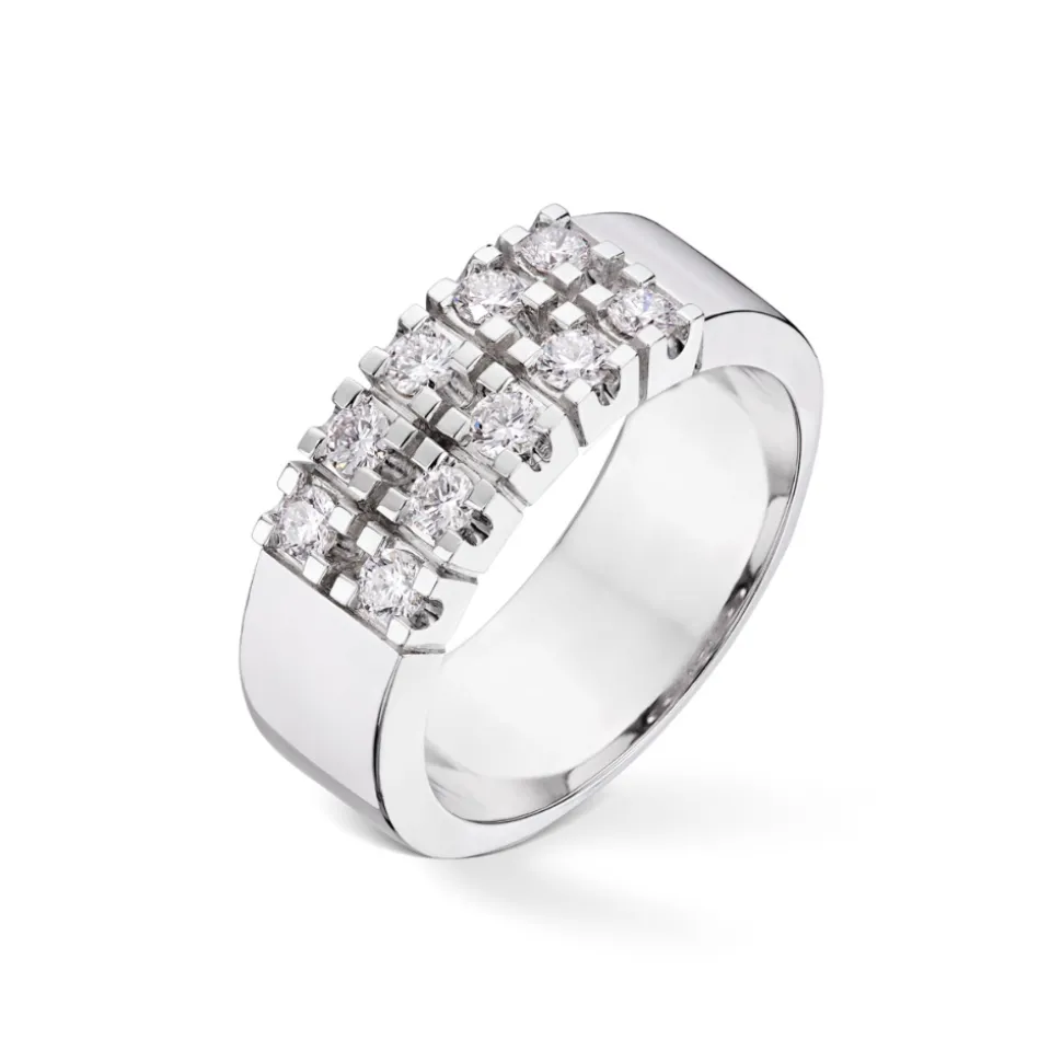 Diamonds by Frisenberg – Dobbel Alliansering 10 x 0,05 ct TW/SI