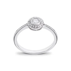 Diamonds by Frisenberg – Diamantring i hvitt gull – Totalt 0,175