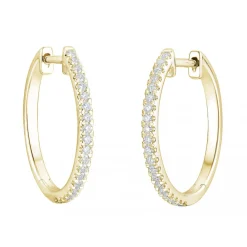 Diamonds by Frisenberg – Diamantcreoler i 14k gult gull og 21 stk. brillianter – Totalt: 0,25 ct TW/SI