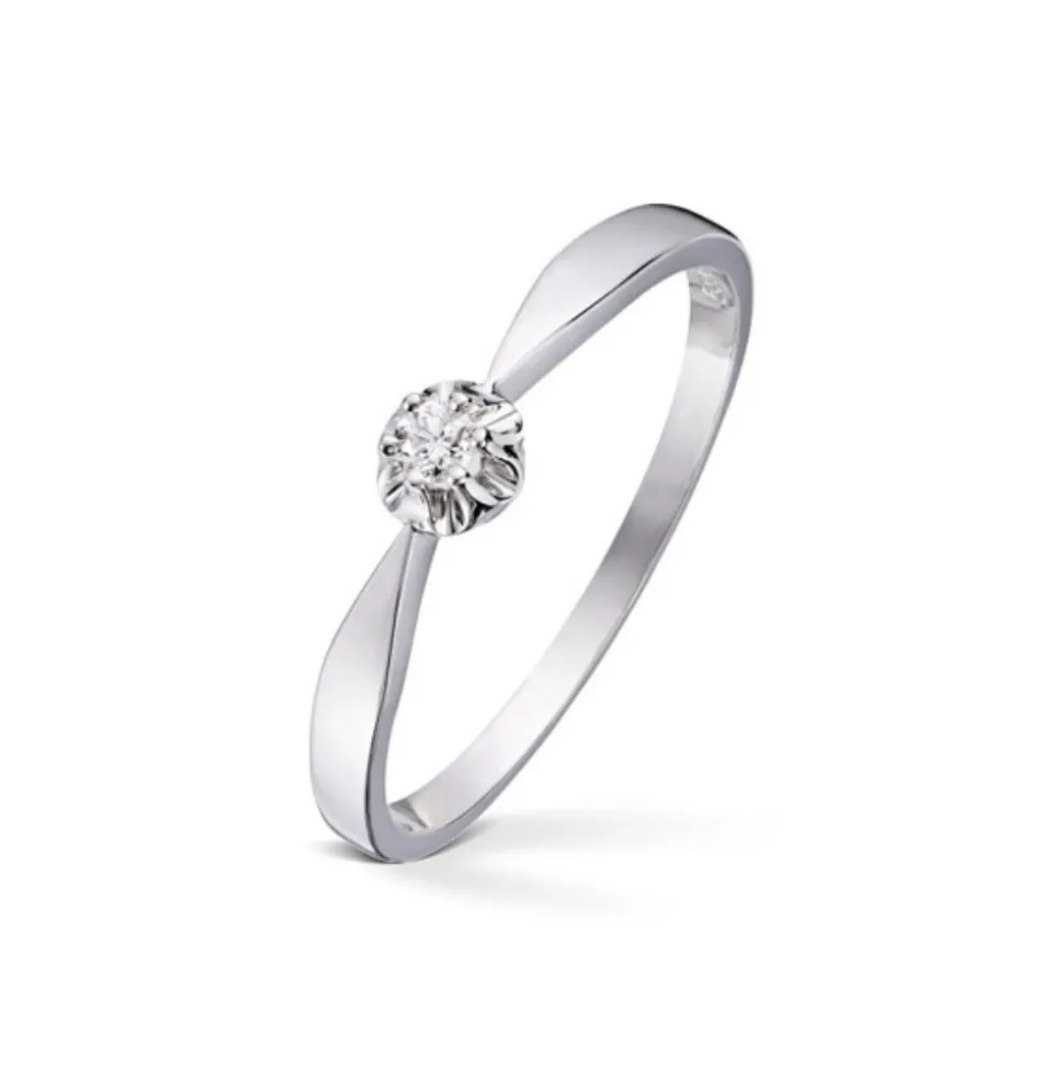 Diamonds by Frisenberg – Enstensring med 0,05 ct TW/SI diamant