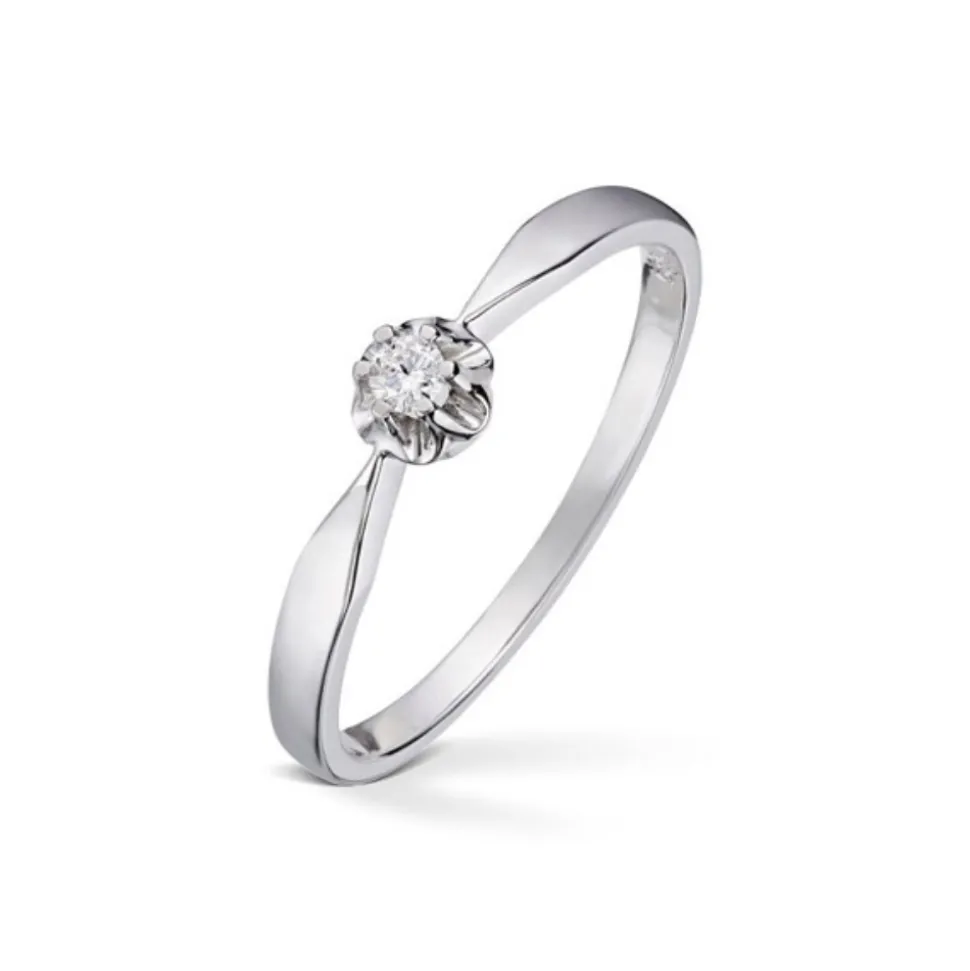Diamonds by Frisenberg – Enstensring med 0,07 ct TW/SI diamant
