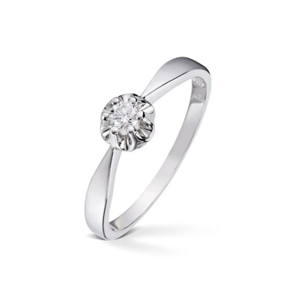 Diamonds by Frisenberg – Enstensring med 0,10 ct TW/SI diamant