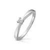 Diamonds by Frisenberg – Enstensring med hjerteklør – 0,10 ct TW/SI