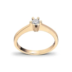 Diamonds by Frisenberg – Enstensring i gult gull 0,10 ct TW/SI diamant