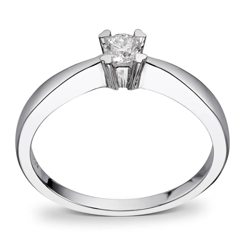 Diamonds by Frisenberg – Enstensring med hjerteklør – 0,20 ct TW/SI