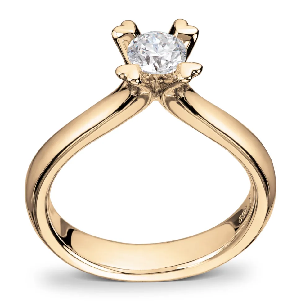Diamonds by Frisenberg – Enstensring med hjerteklør – 0,50 ct TW/SI