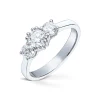 Diamonds by Frisenberg – Håndlaget ring i hvitt gull med diamanter ialt 0,90 ct tw/si1