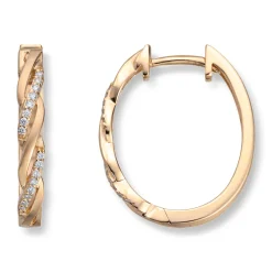 Diamonds by Frisenberg – Ørepynt i 14K gult gull m/diamanter