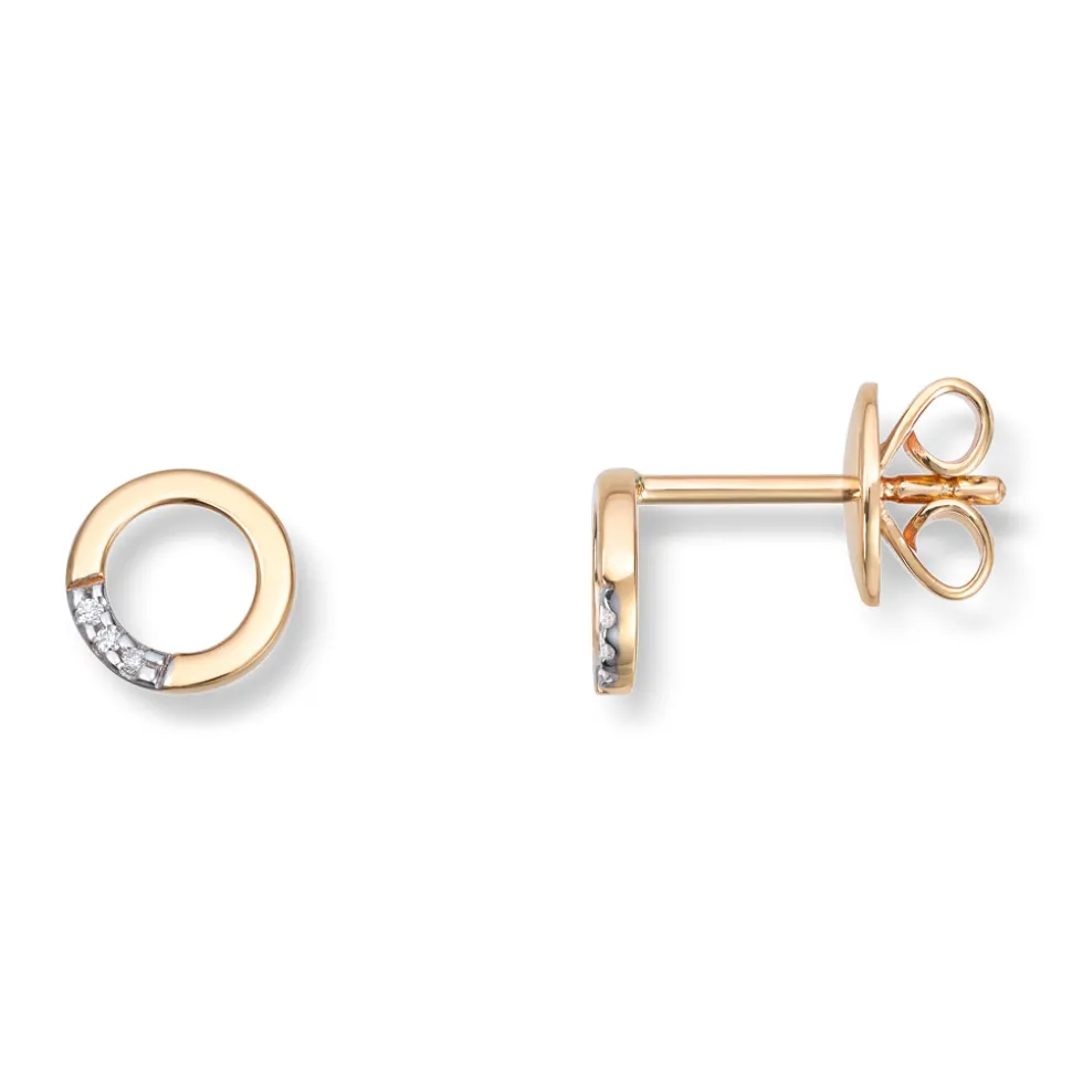 Diamonds by Frisenberg – Ørepynt i 14K gult gull m/diamanter