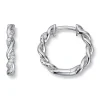 Diamonds by Frisenberg – Øreringer i 14K hvitt gull m/diamanter