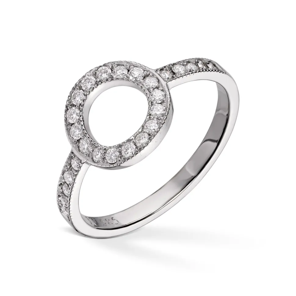 Diamonds by Frisenberg – Ring i hvitt gull med diamanter – totalt 0,26 ct