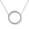Diamonds by Frisenberg – Sirkel halssmykke i hvitt gull med diamanter, 0,32 ct