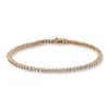 Diamonds by Frisenberg – Tennis armbånd i gult gull m/ 78 diamanter ialt 2,36 ct TW/SI