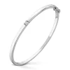 Diamonds by Frisenberg -Armring i hvitt gull- Allianse m/1×0,10 ct diamant TW/SI