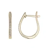 Diamonds by Frisenberg -Diamantøreringer i gult gull 14K med diamanter ialt 0,16 ct TW/SI1