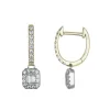Diamonds by Frisenberg -Diamantøreringer i gult gull 14K med diamanter ialt 0,57 ct TW/SI1
