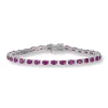 Diamonds by Frisenberg -Rubin og diamant tennis armbånd i hvitt gull