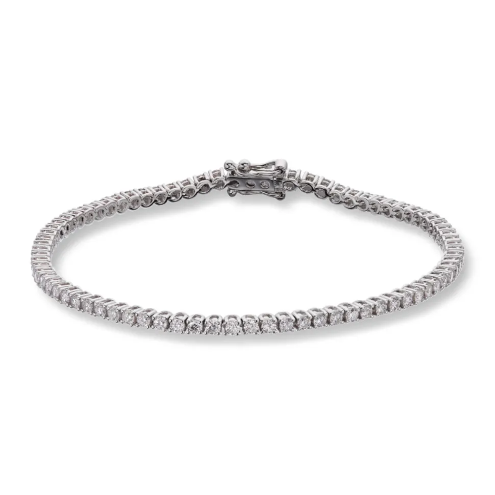 Diamonds by Frisenberg -Tennis armbånd i hvitt gull med 78 diamanter – Totalt 2,34 ct