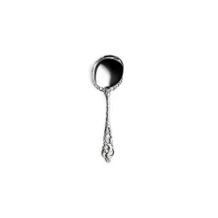 Dobbel Rococo – Syltetøy skje – 13 cm sølv