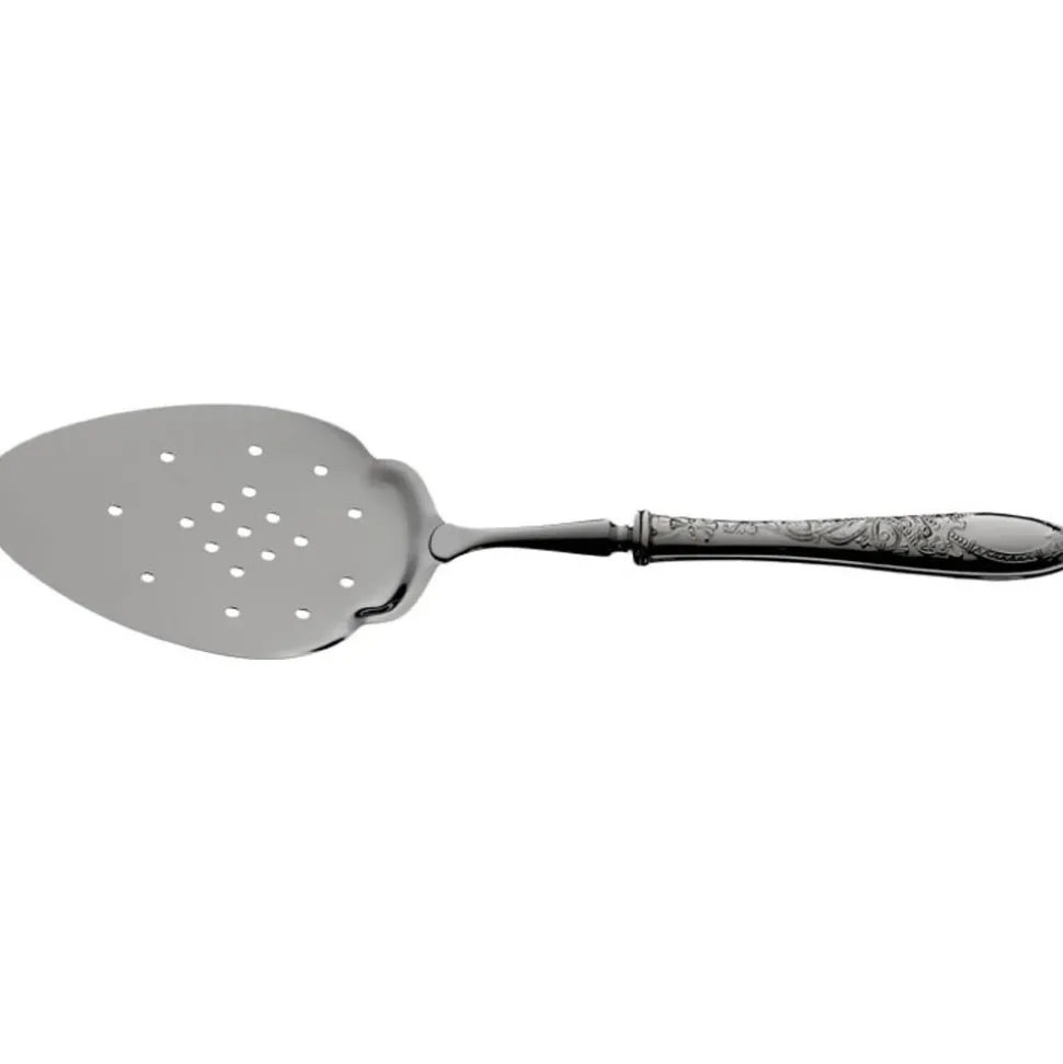Drage – Fiskespade i sølv m/stål klinge, 24 cm