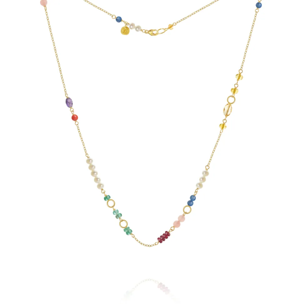 Dulong – Piccolo halssmykke i 18k gult gull – Bloom