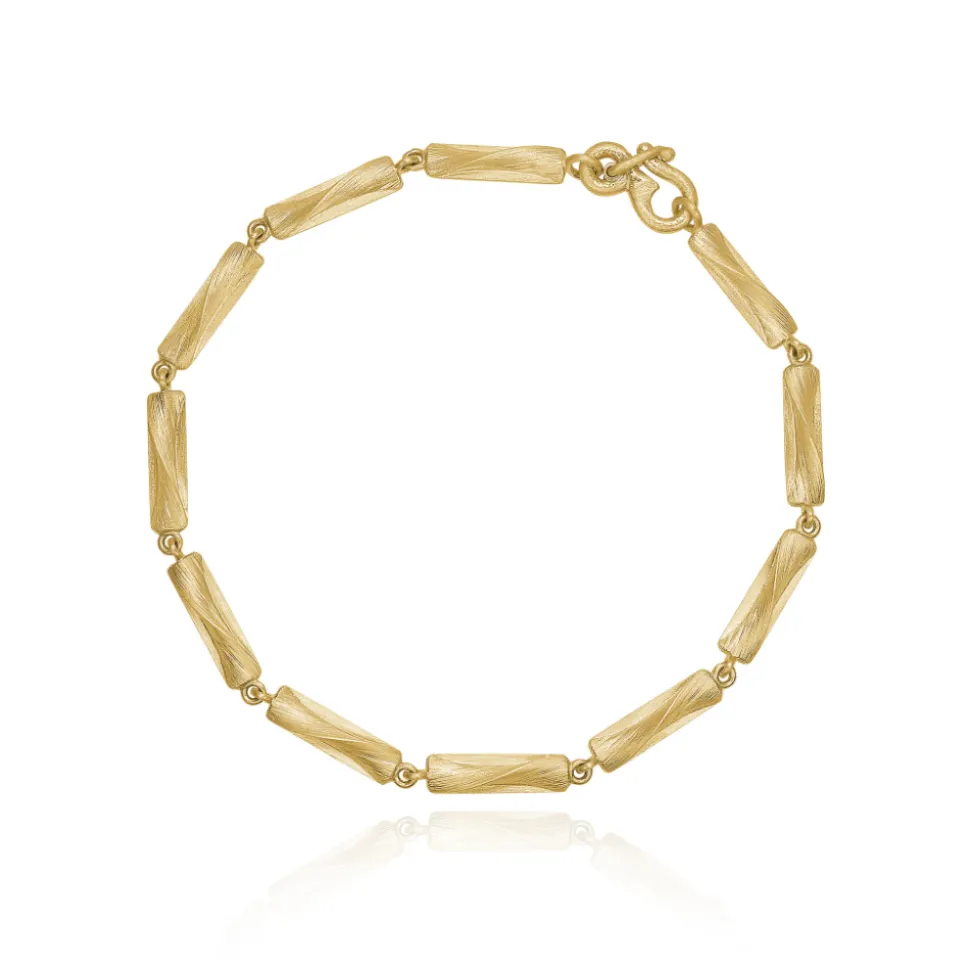 Dulong – Vega Relief armbånd i 18k gult gull