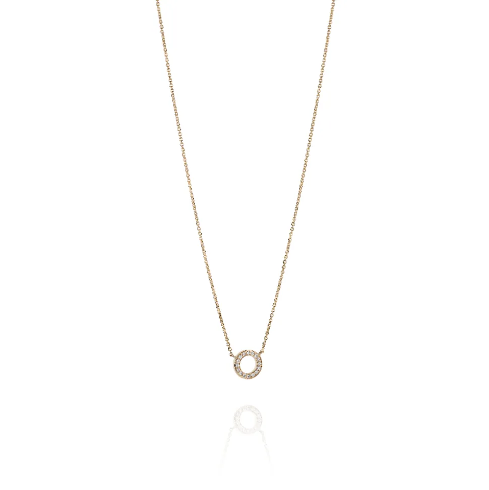 Efva Attling – Circle of Love halssmykke i 18k gult gull