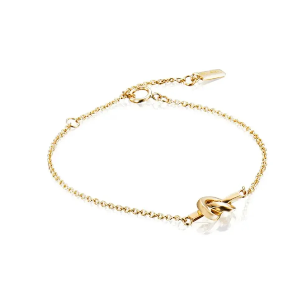 Efva Attling – Love Knot armbånd i 18k gult gull