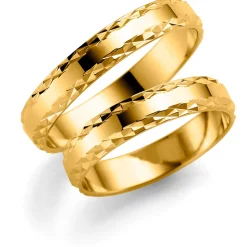 Espeland – Giftering i gult gull ring – 6 mm bredde
