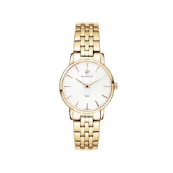 GANT – Park Avenue i gullfarget stål/hvit – 32 mm