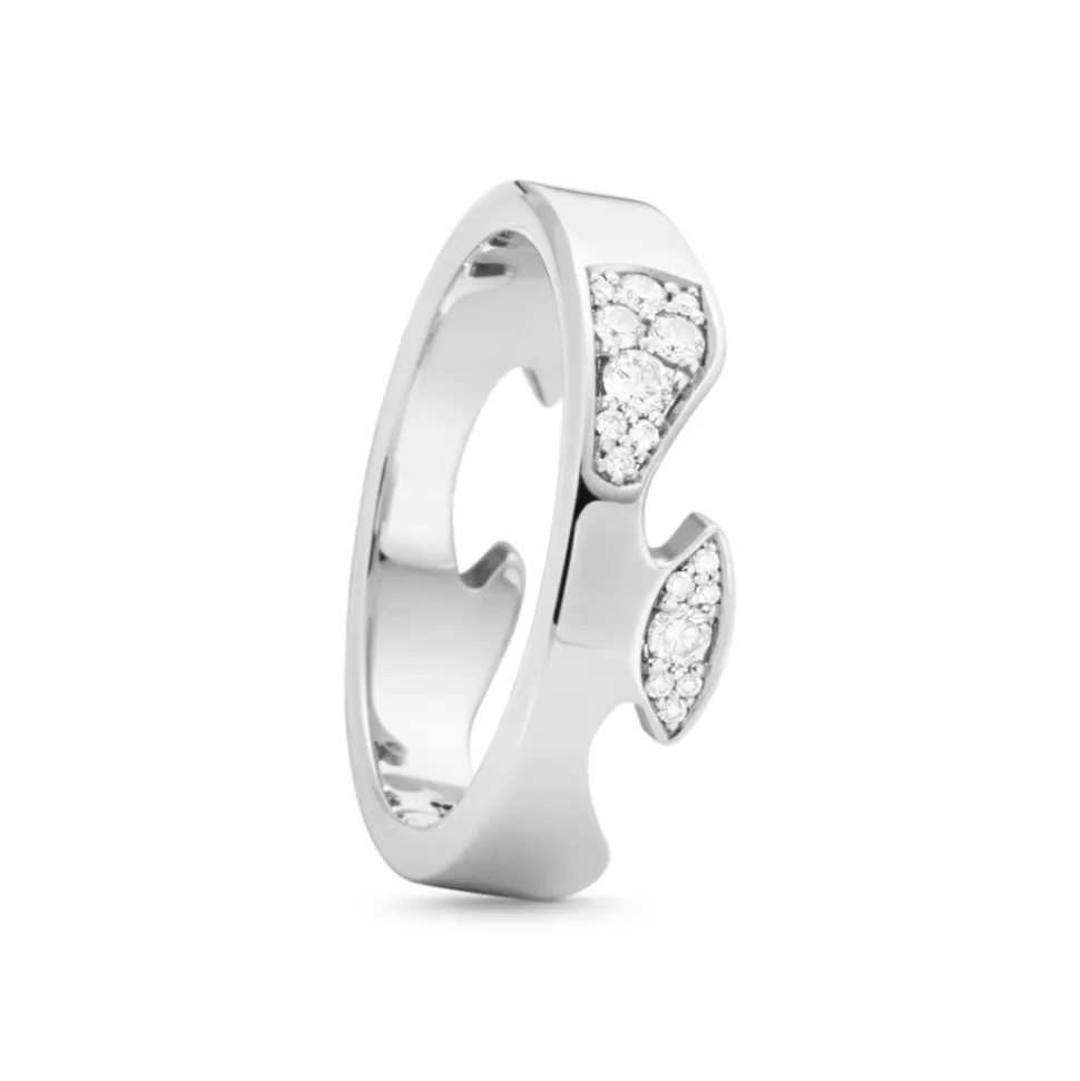 Georg Jensen – Fusion Cloud endering – 18k hvitt gull og diamanter